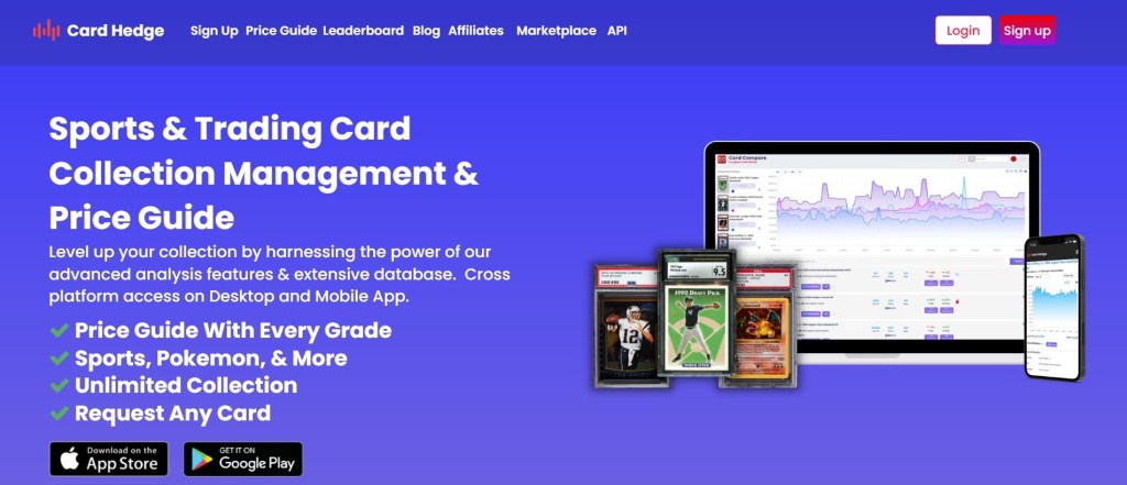 Card Hedge Website