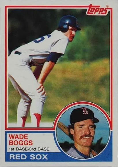 Wade Boggs 1983 Topps Rookie Card